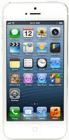 Смартфон Apple iPhone 5 32Gb White & Silver - Назарово